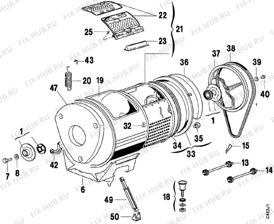 Взрыв-схема стиральной машины Electrolux WH2432 - Схема узла Boiler